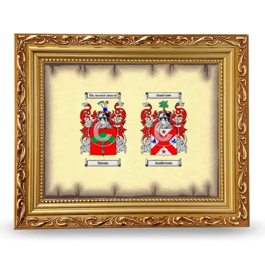 Anniversary Framed - Gold