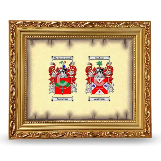 Anniversary Framed - Gold