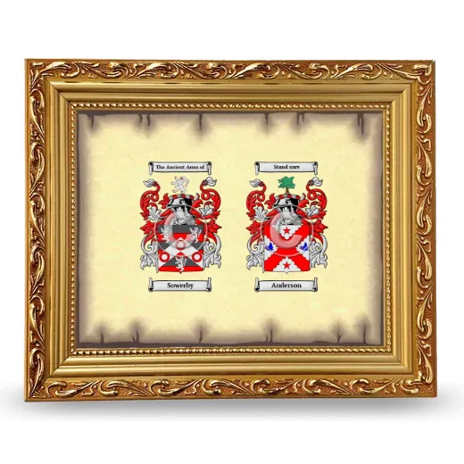 Anniversary Framed - Gold