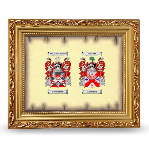 Anniversary Framed - Gold