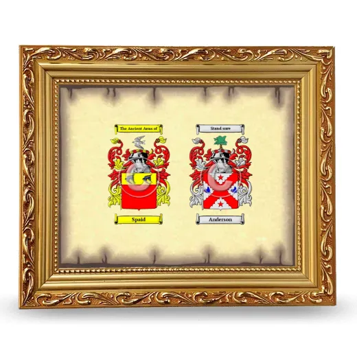 Anniversary Framed - Gold