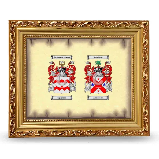 Anniversary Framed - Gold