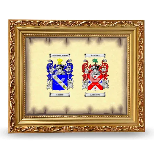 Anniversary Framed - Gold