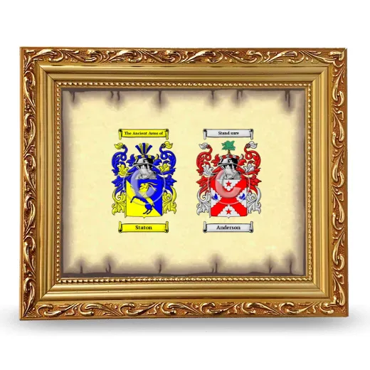 Anniversary Framed - Gold