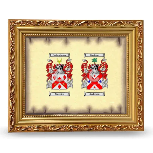 Anniversary Framed - Gold