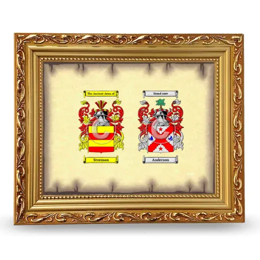 Anniversary Framed - Gold