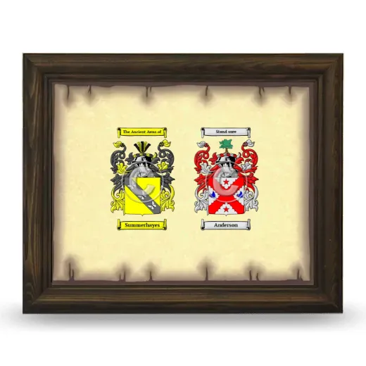 Anniversary Framed - Brown