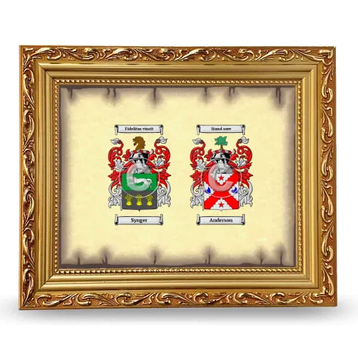 Anniversary Framed - Gold