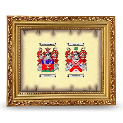 Anniversary Framed - Gold