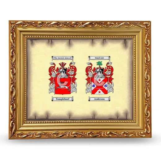 Anniversary Framed - Gold