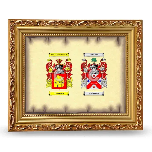 Anniversary Framed - Gold