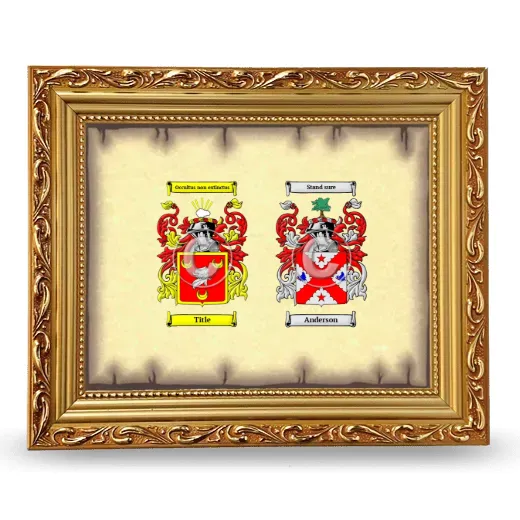 Anniversary Framed - Gold