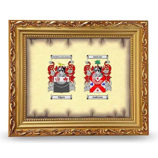 Anniversary Framed - Gold