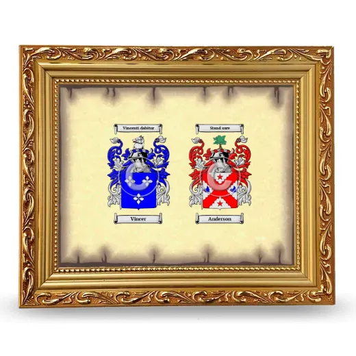 Anniversary Framed - Gold