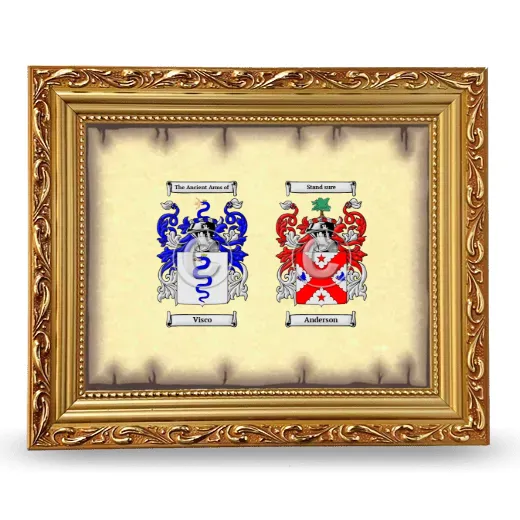 Anniversary Framed - Gold