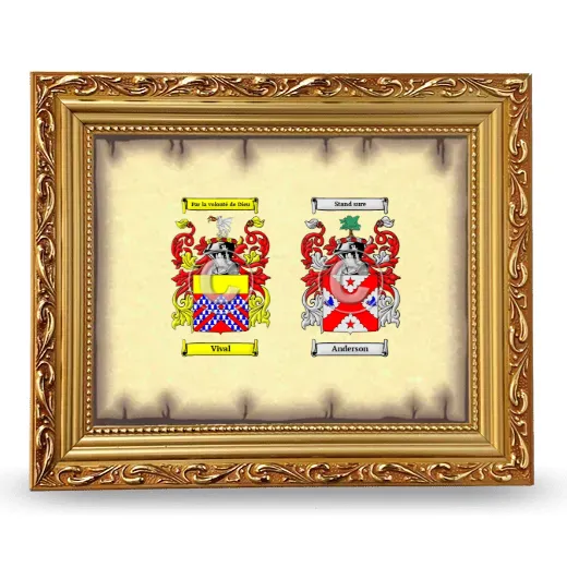 Anniversary Framed - Gold