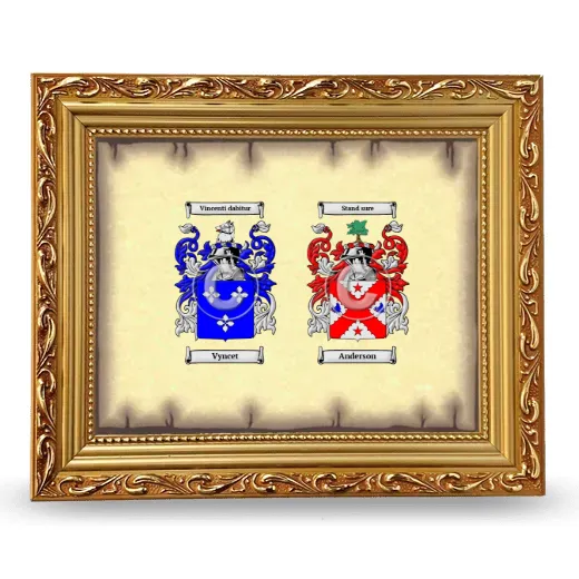 Anniversary Framed - Gold