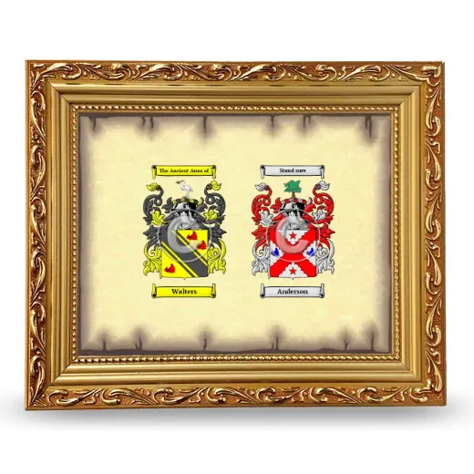 Anniversary Framed - Gold