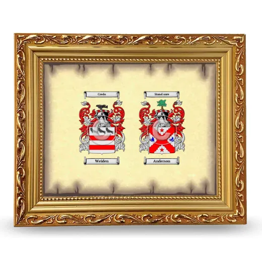 Anniversary Framed - Gold