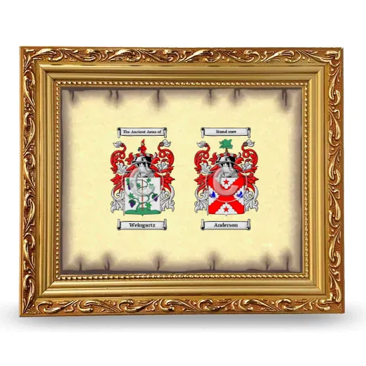 Anniversary Framed - Gold