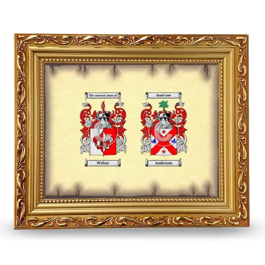 Anniversary Framed - Gold