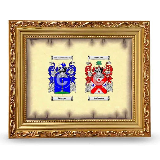 Anniversary Framed - Gold