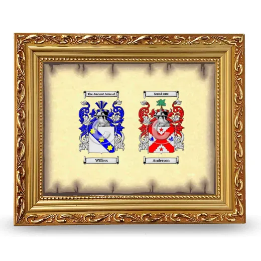 Anniversary Framed - Gold