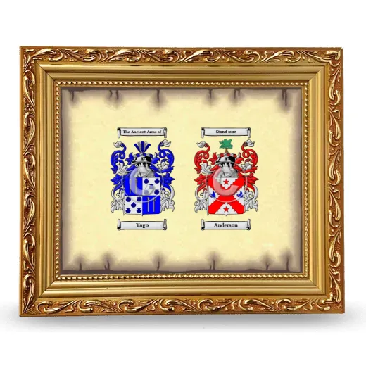 Anniversary Framed - Gold