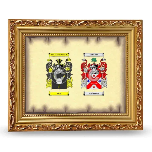 Anniversary Framed - Gold