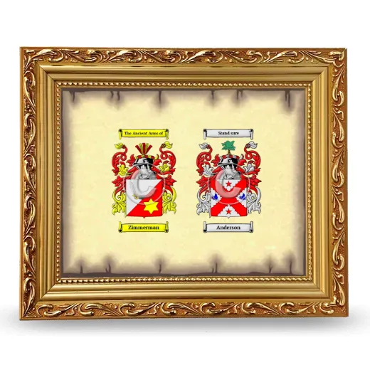 Anniversary Framed - Gold