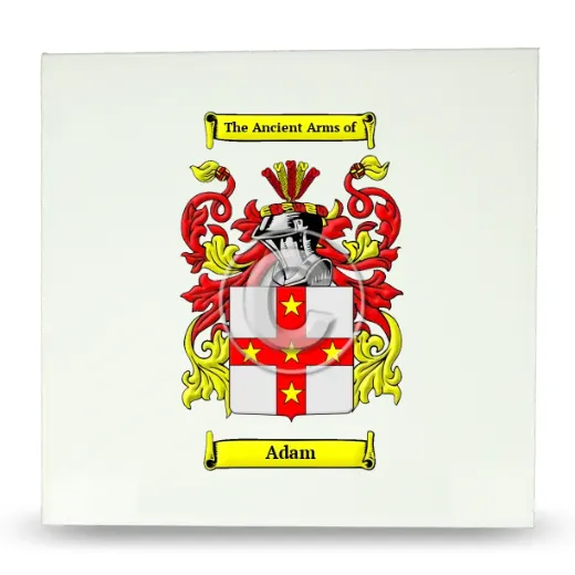 Adam Large Ceramic Tile with Coat of Arms