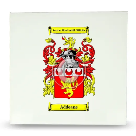 Addeane Large Ceramic Tile with Coat of Arms