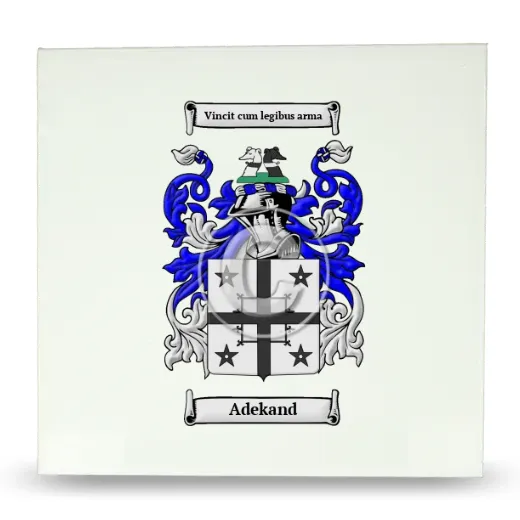 Adekand Large Ceramic Tile with Coat of Arms
