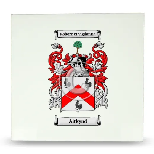 Aitkynd Large Ceramic Tile with Coat of Arms