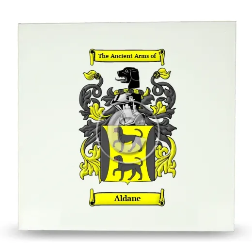 Aldane Large Ceramic Tile with Coat of Arms