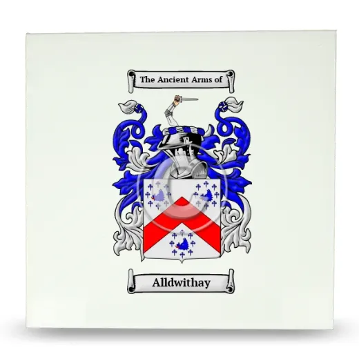Alldwithay Large Ceramic Tile with Coat of Arms
