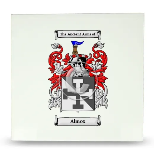 Almox Large Ceramic Tile with Coat of Arms