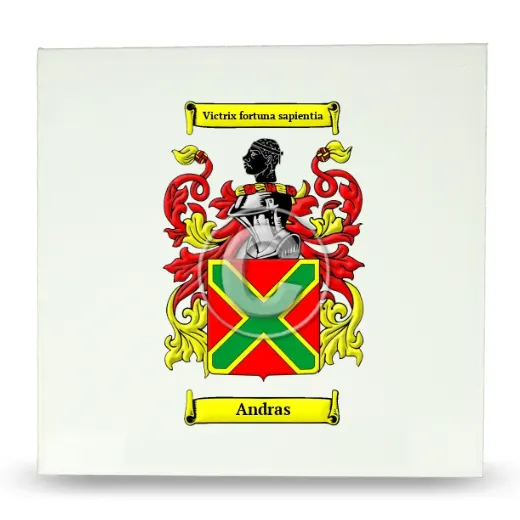 Andras Large Ceramic Tile with Coat of Arms