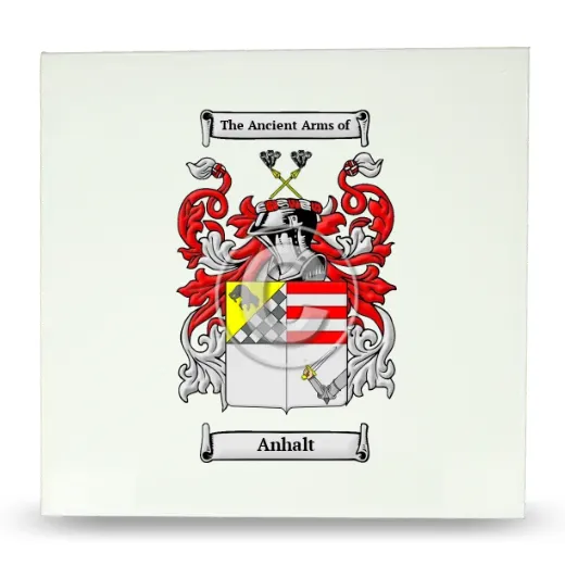 Anhalt Large Ceramic Tile with Coat of Arms