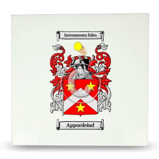 Appordeind Large Ceramic Tile with Coat of Arms