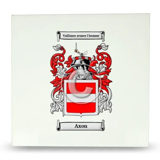 Axon Large Ceramic Tile with Coat of Arms