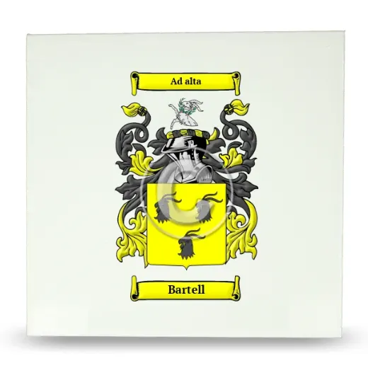 Bartell Large Ceramic Tile with Coat of Arms