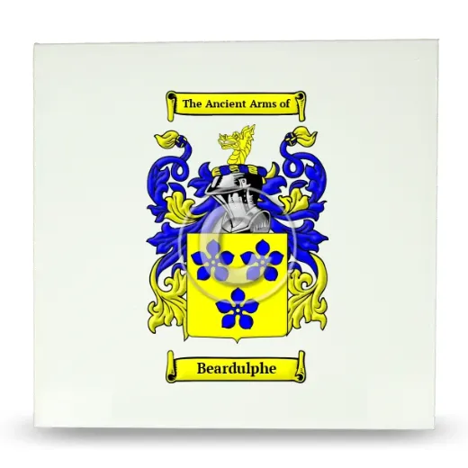Beardulphe Large Ceramic Tile with Coat of Arms