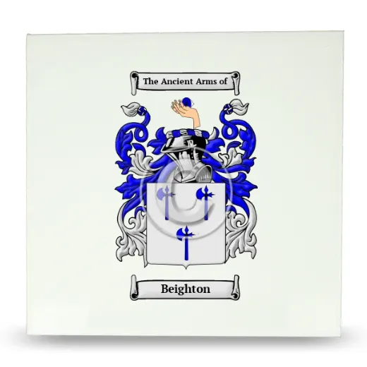 Beighton Large Ceramic Tile with Coat of Arms