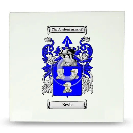 Bevis Large Ceramic Tile with Coat of Arms