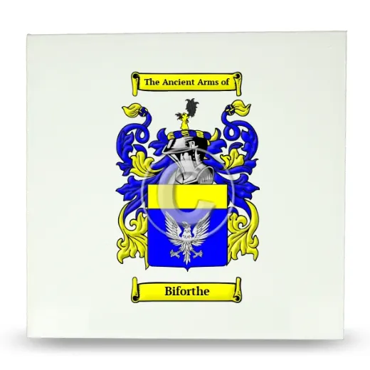 Biforthe Large Ceramic Tile with Coat of Arms