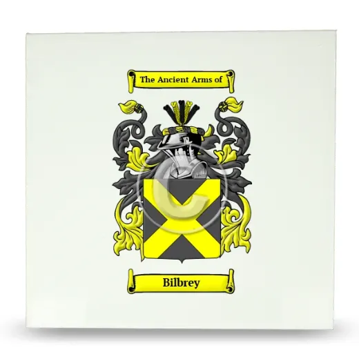 Bilbrey Large Ceramic Tile with Coat of Arms