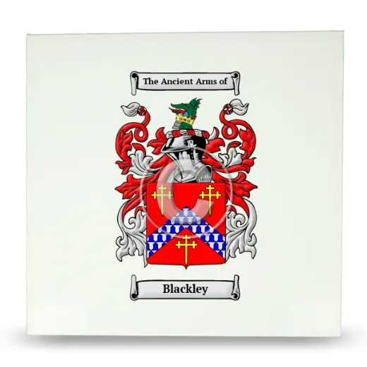 Blackley Large Ceramic Tile with Coat of Arms