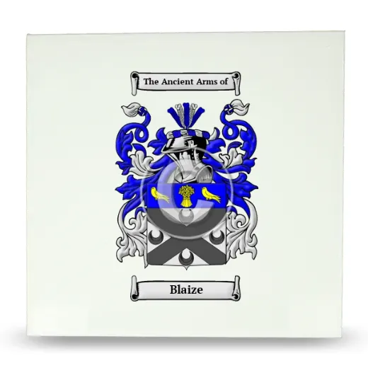 Blaize Large Ceramic Tile with Coat of Arms