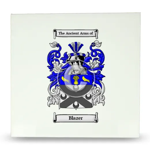 Blazer Large Ceramic Tile with Coat of Arms